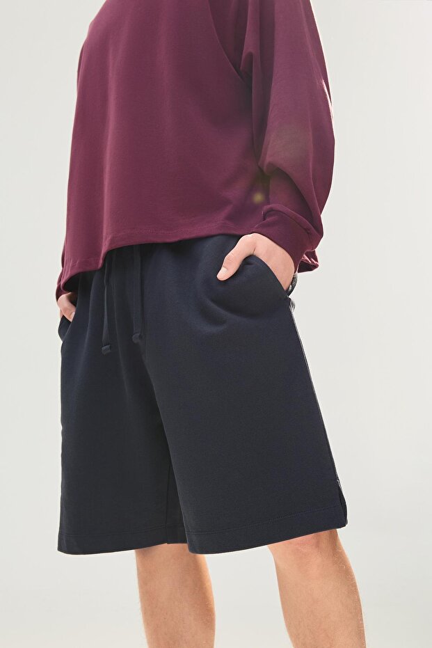 Basic pamuklu bermuda - 2