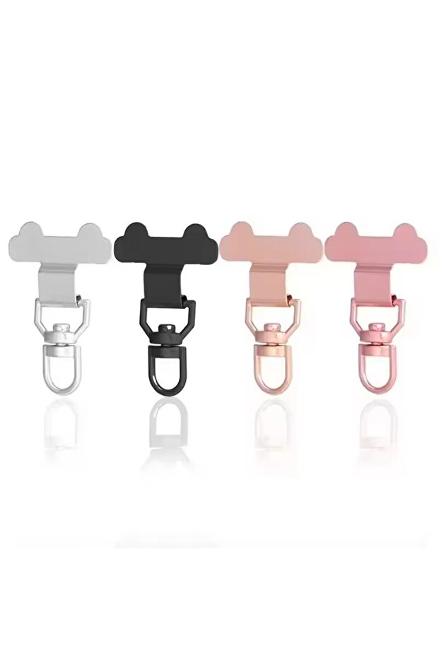 A- Metal Mixed Upgrated 360 Rotatable Stainless Steel Phone Tether Tab Mini Portable Cellphone Lanya