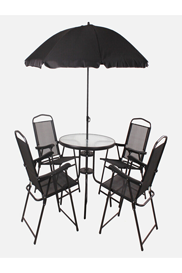 Şemsiyeli Masa ve Sandalye Seti - 2