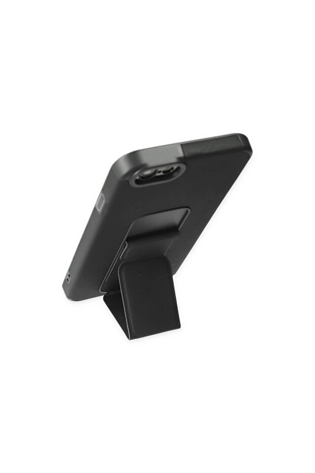 حافظة آيفون 6 ميجا ستاند سيليكون - أسود - 4