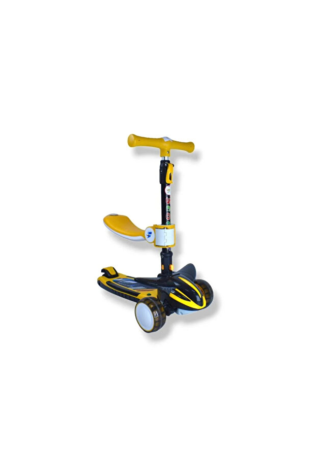 Children’s Scooter – Adjustable And Foldable Three-Wheel Scooter With LED Wheels