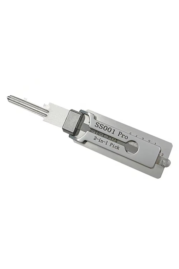 أداة فك تشفير المفاتيح من الفولاذ المقاوم للصدأ 2 في 1 من APWIKOGER SS001 pro، أداة يدوية دقيقة لفك وفتح الأقفال