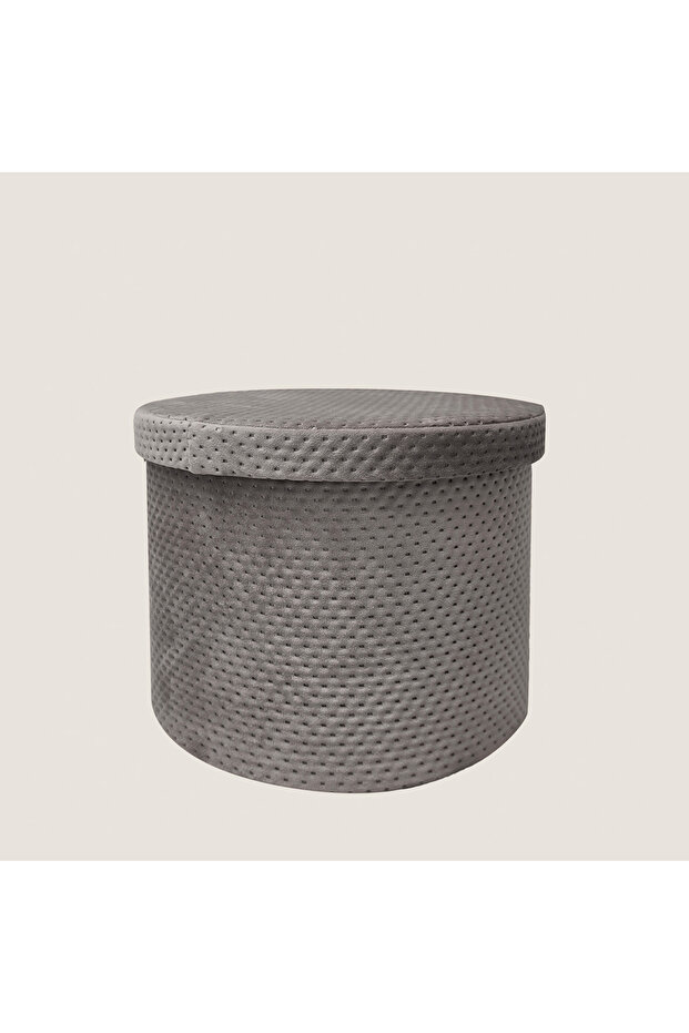 Evelina Storage Box 30X24 cm Gray