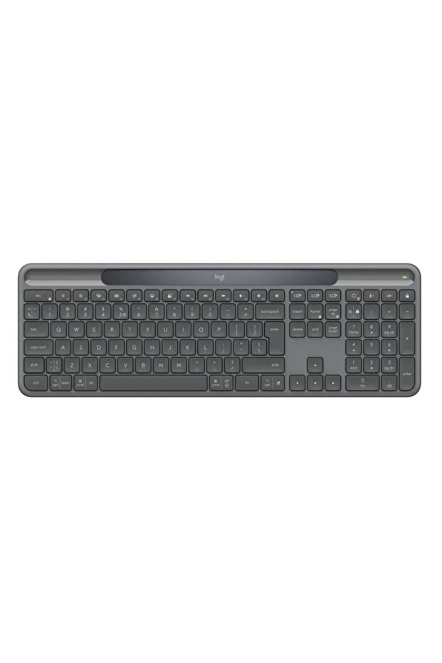 Slim Solar+ Graphite Keyboard - 1