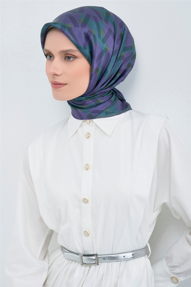 وشاح حرير ساتان 9541D E26YA9541D01-90