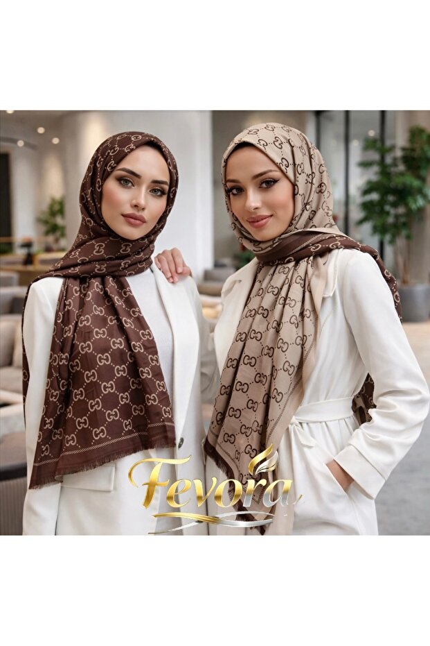 Çift Taraflı Desenli Kaşmir Şal - 2