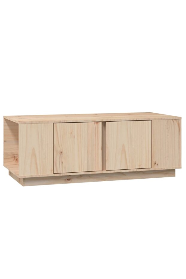 Coffee table, 110x50x40 cm, solid pine wood - 2