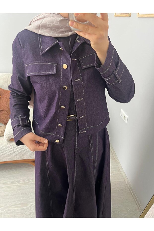 Kot Jile Ceket Elbise - 1