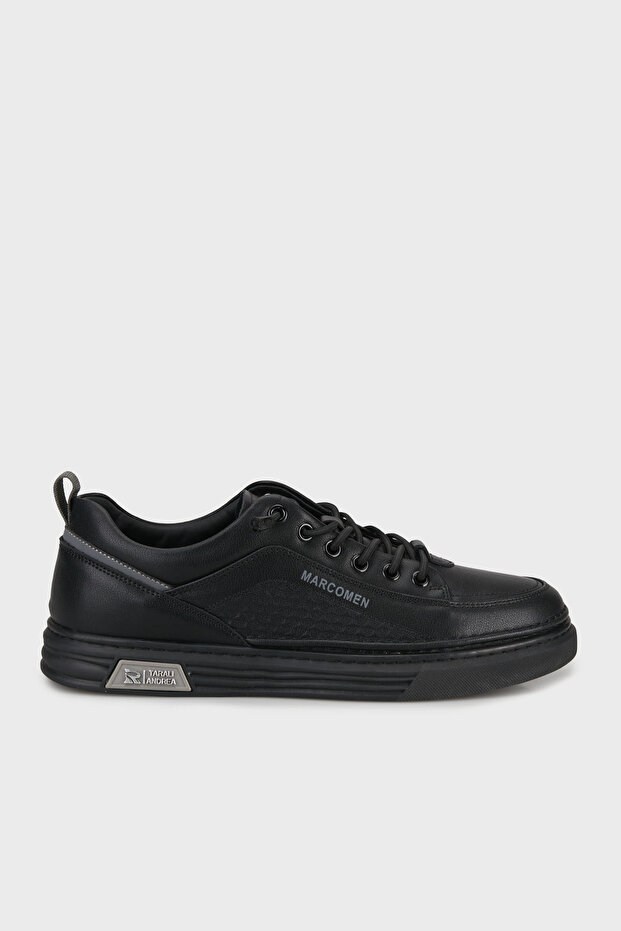 Genuine Leather Logo Sneaker Shoes Men's Shoes 15221038S1