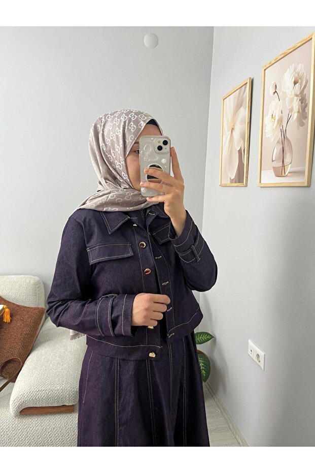 Kot Jile Ceket Elbise - 4