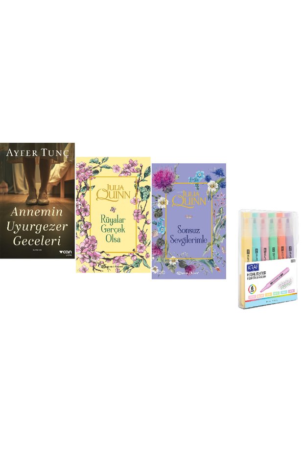 Annemin Uyurgezer Geceleri + Rüyalar Gerçek Olsa + Sonsuz Sevgilerimle Pencil Set Hd