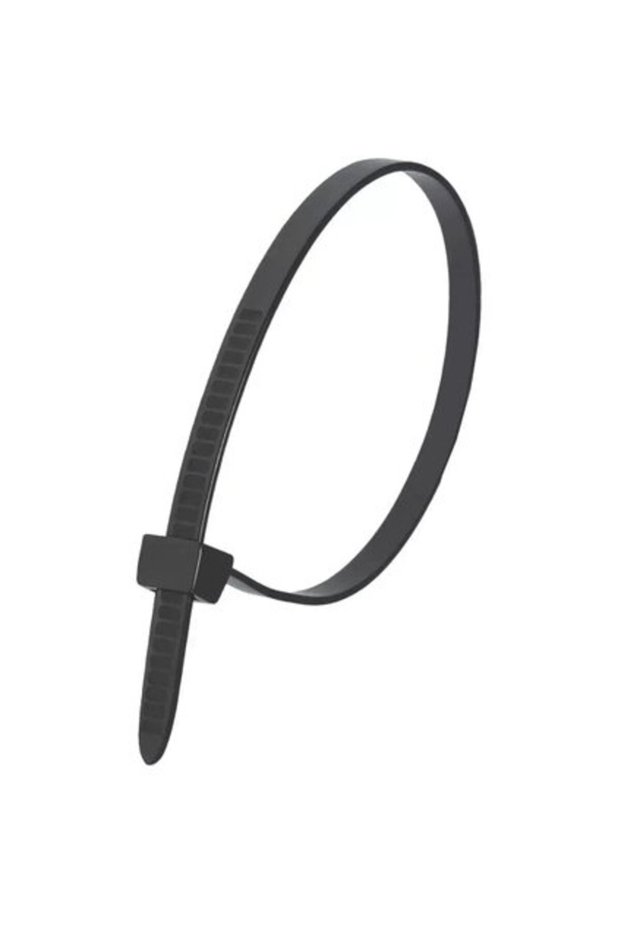 Reusable black cable ties