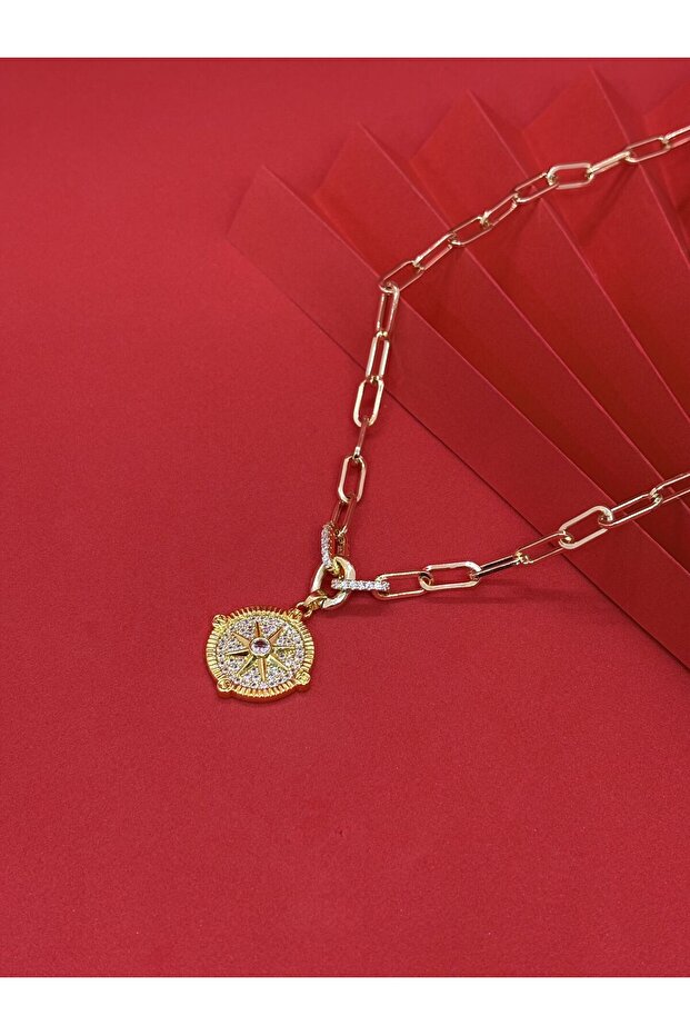 Xuping Zircon Stone Star Necklace