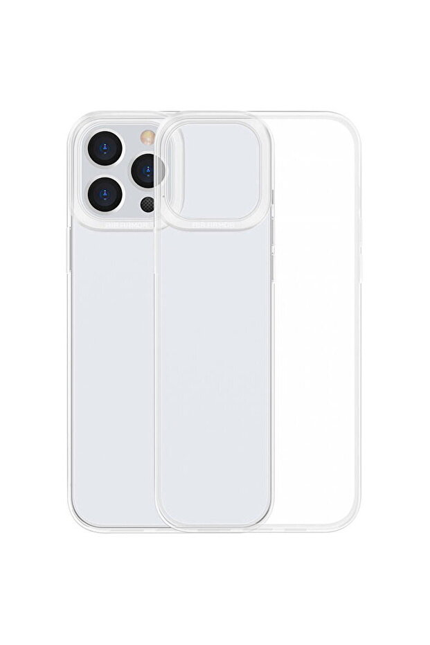 Simple Transparent Case for iPhone 13 Pro Max (white) - 3