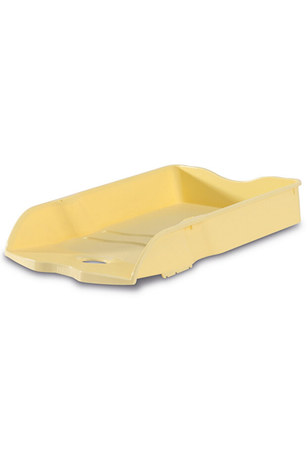 Tava documente Re-Loop, PP reciclat - galben pastel - 1
