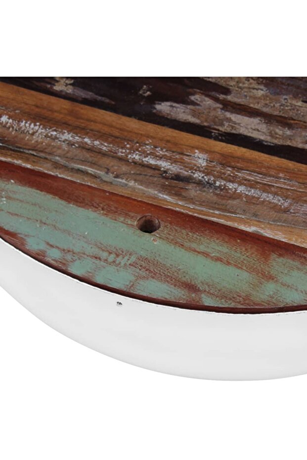 Coffee table, 2 pcs., solid recycled wood - 7