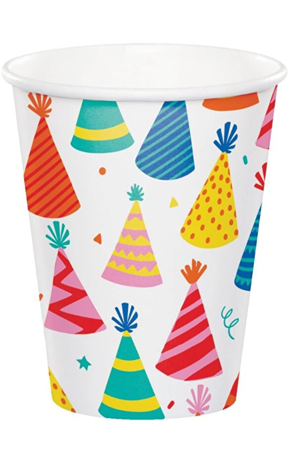 Hats Off Birthday Hot/Cold Cupz 9Oz 8Ct