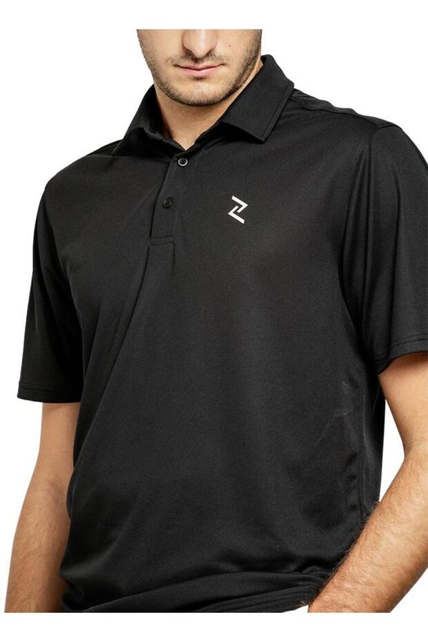 Men's Solid Golf Polo Shirt - 3