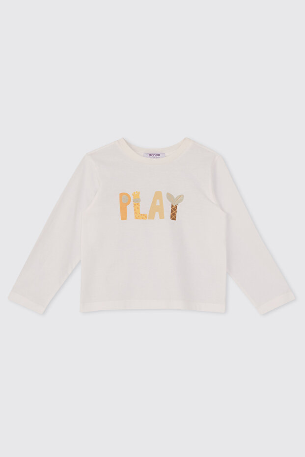 Baby Boy Long Sleeve Light Green T-Shirt