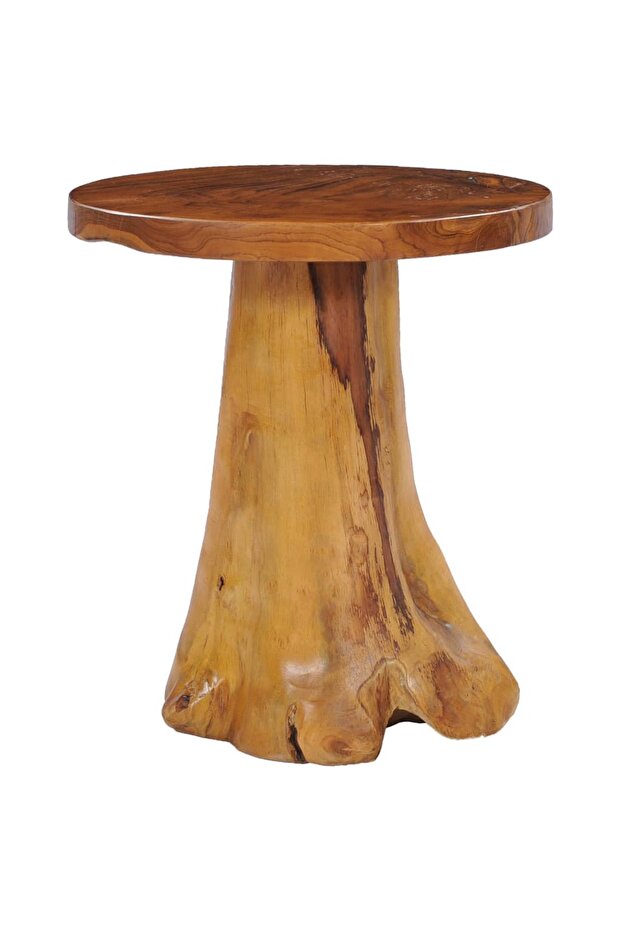 Coffee table, 40x40 cm, solid teak wood - 1