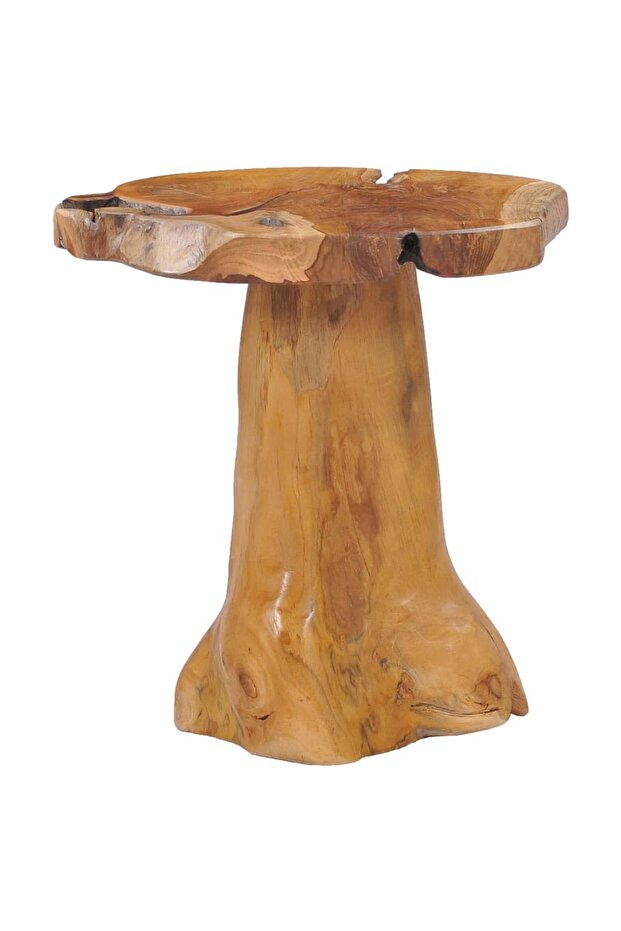 Coffee table, 40x40 cm, solid teak wood - 6