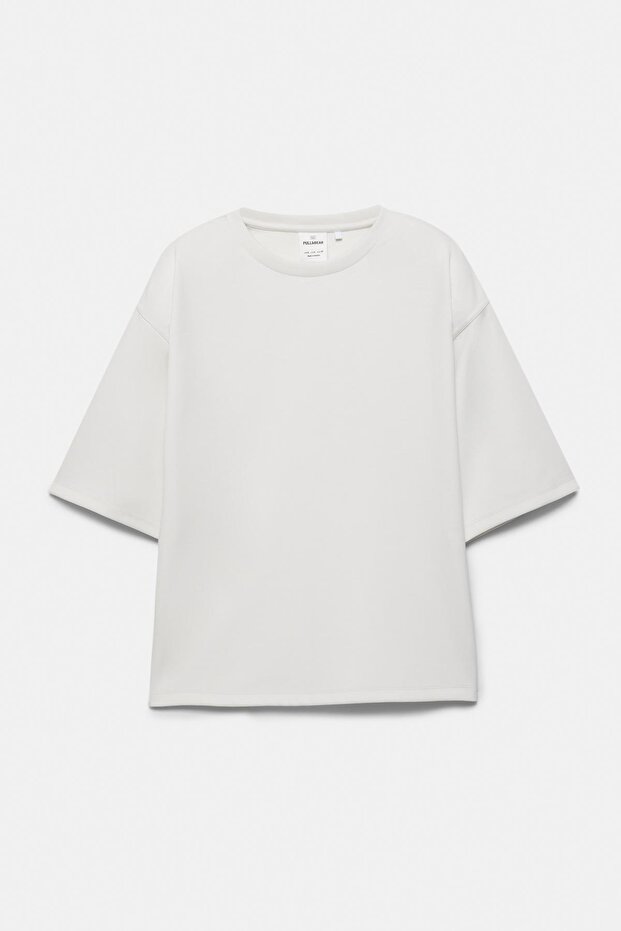 Oversize kısa kollu t-shirt - 7