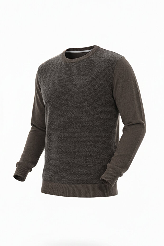 سترة رجالية برقبة دائرية - 4