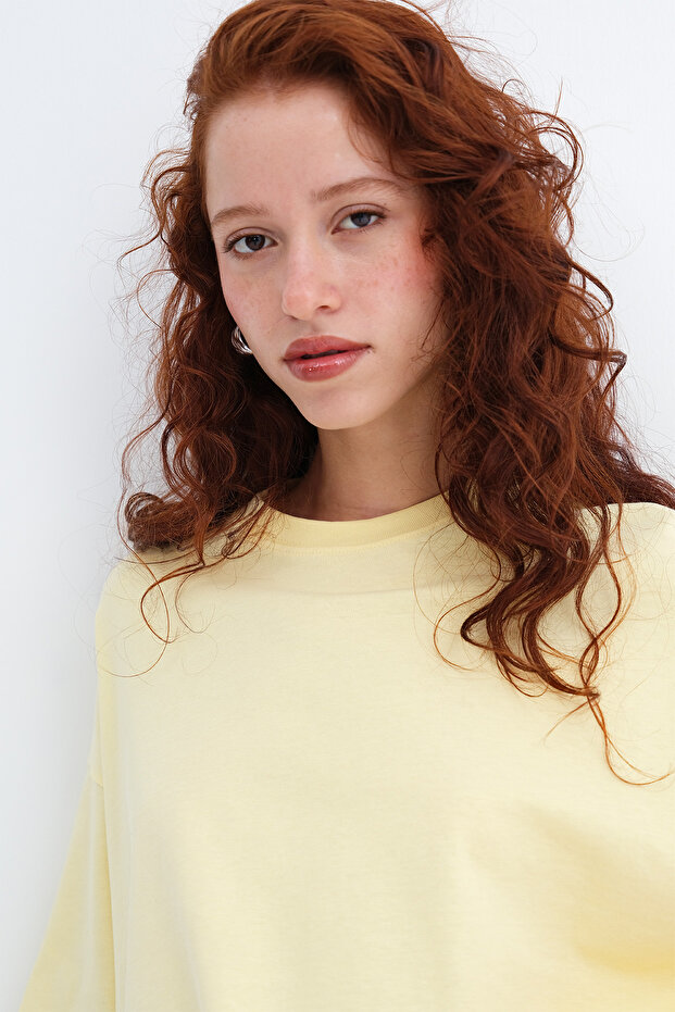 Basic Kalın T-shirt P10493-W7 - 3