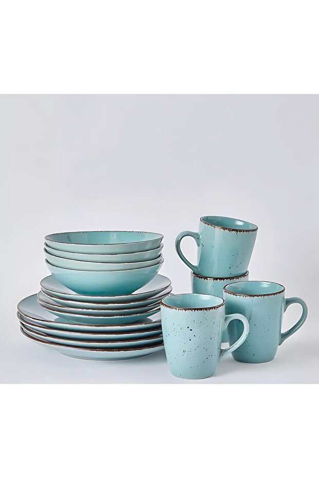 STONEWARE CERAMIC 16 PCS DINNER SET