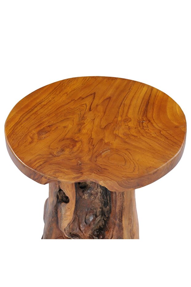 Coffee table, 40x40 cm, solid teak wood - 3