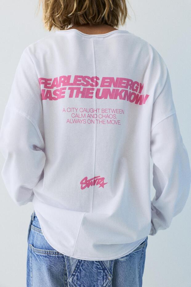 STWD dikişli t-shirt - 5