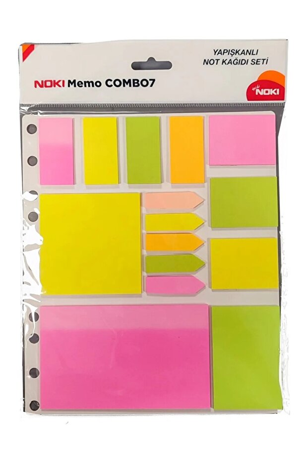 Memo Combo7 Adhesive Planner Note Paper Set