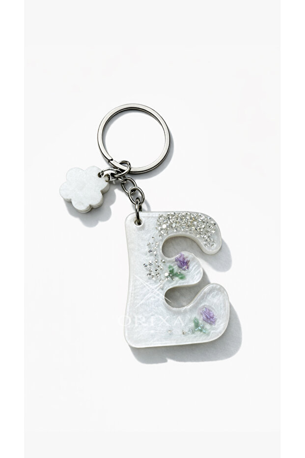 Letter E Keychain - Bag Charm