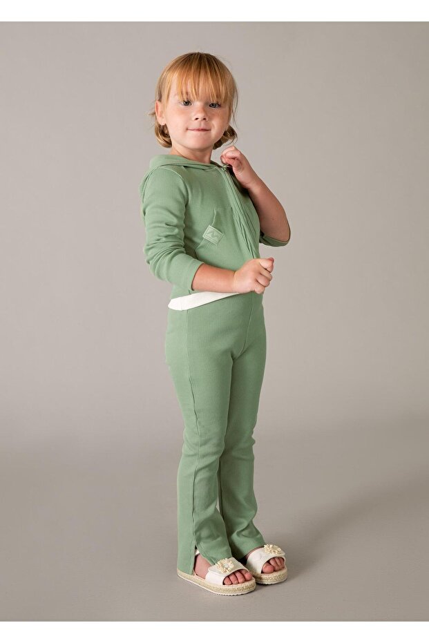 Girl's Tracksuit Set Green