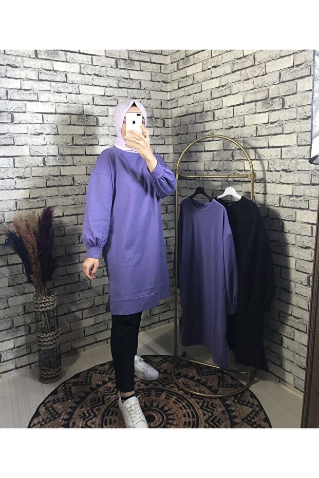 KAPŞONLU PENYE TUNİK - 2