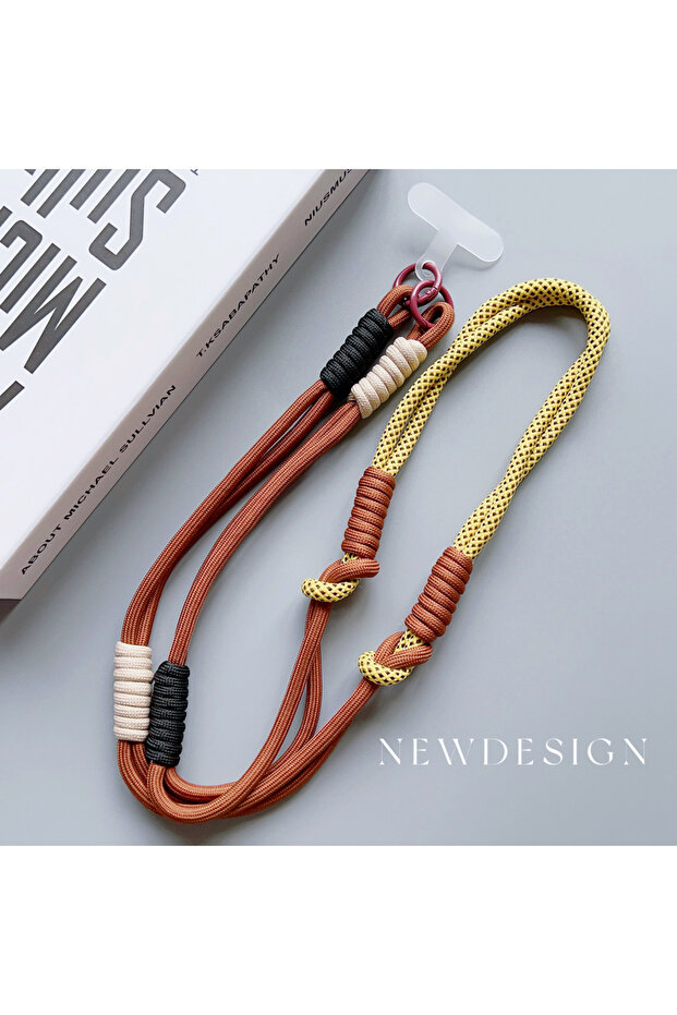 Nylon / Spandex A3 1Pc Lanyard Cross-body Shoulder Straps Keychain Adjustable Korea Long Rope with R