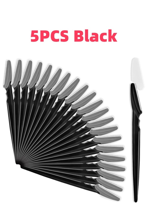5PCS-Black 5-30PCS Eyebrow Razor Set Multipurpose Face Razors For Women and Men Tool Easy To Use Cut
