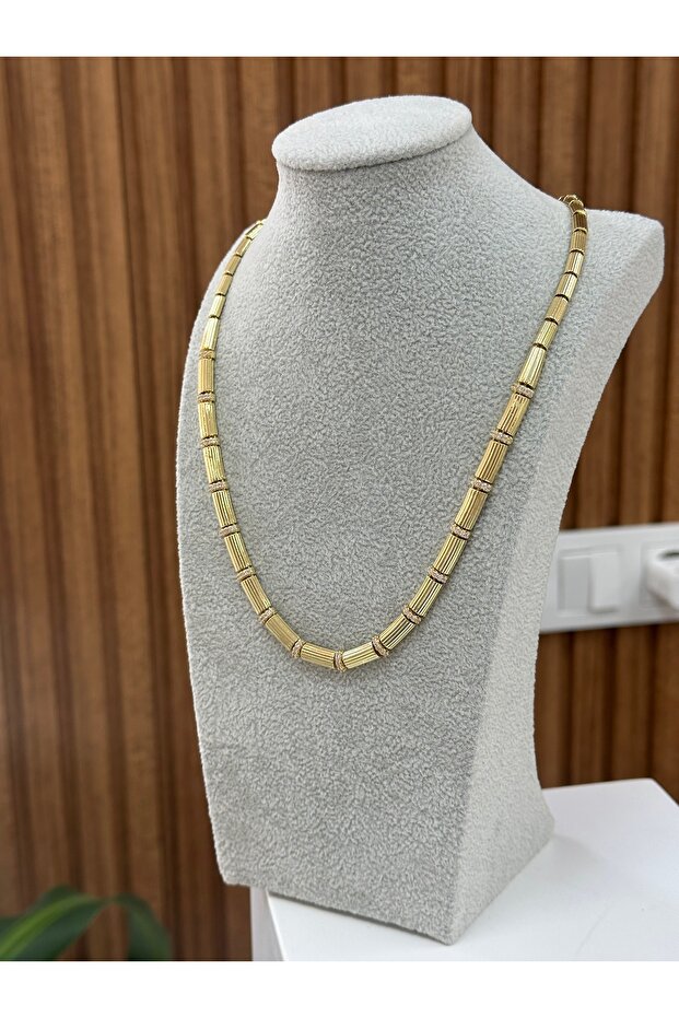 Vintage Mat Gold Kolye