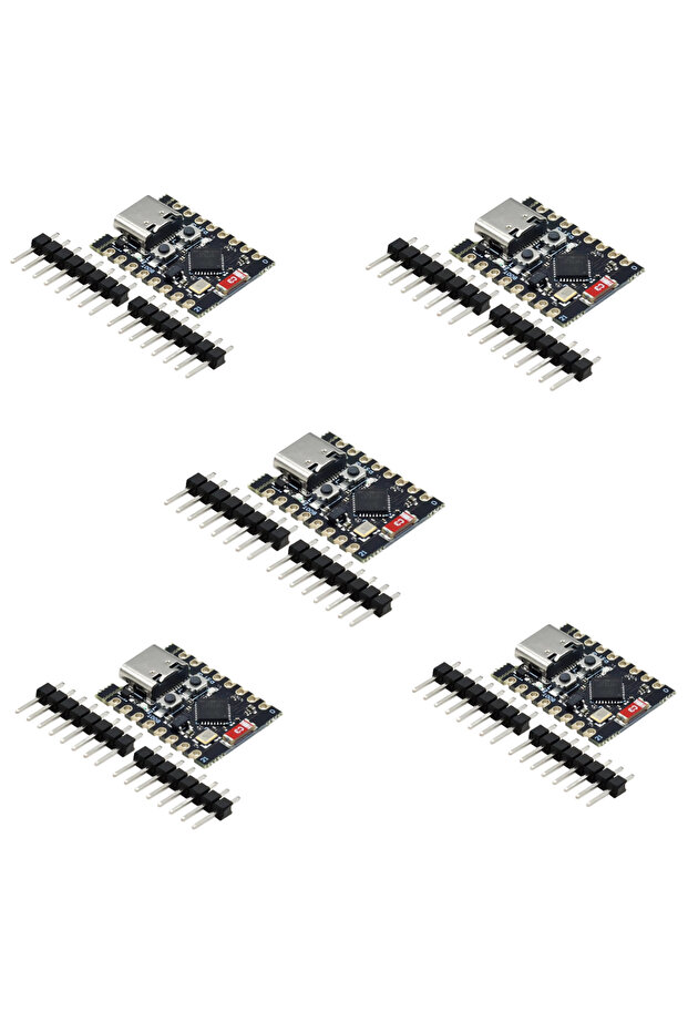 5 قطع من لوحة تطوير ESP32-S3 Supermini بتقنية واي فاي وبلوتوث 5.0، حجم صغير للغاية ESP32 S3 ESP32-S3FH4R2