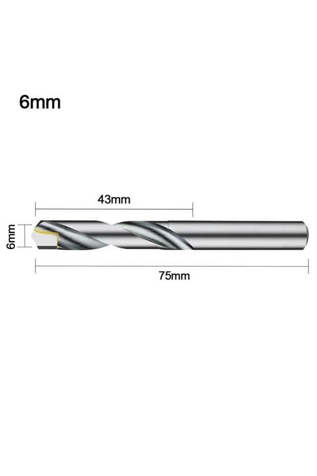 6.0mm Solid Tungsten Carbide Drill Bits For CNC Carbide Twist Drill Bits Metalworking Bit Carbide Mi