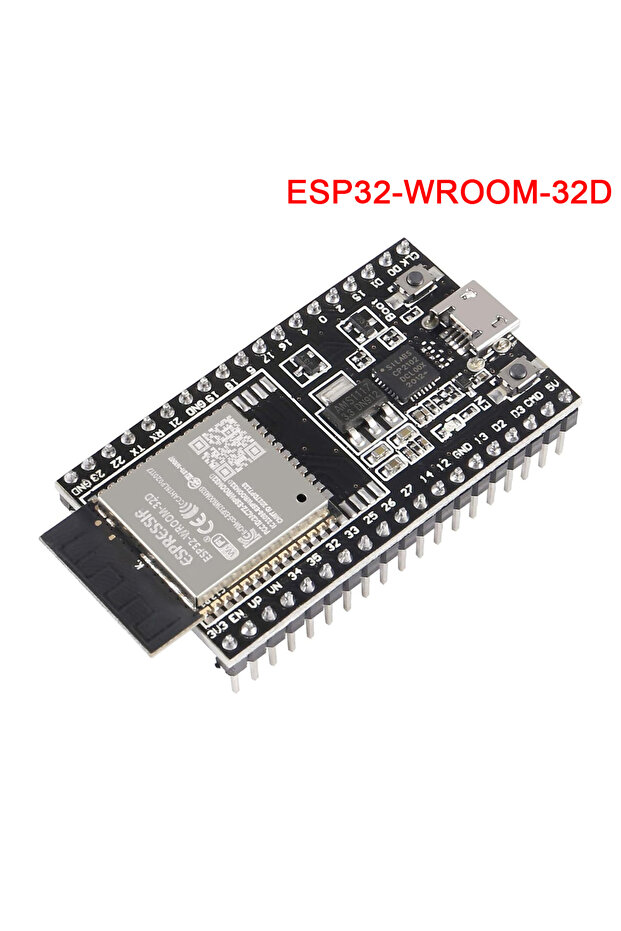 لوحة تطوير ESP32-WROOM-32D مع وحدة واي فاي وبلوتوث ذات استهلاك منخفض للغاية للطاقة