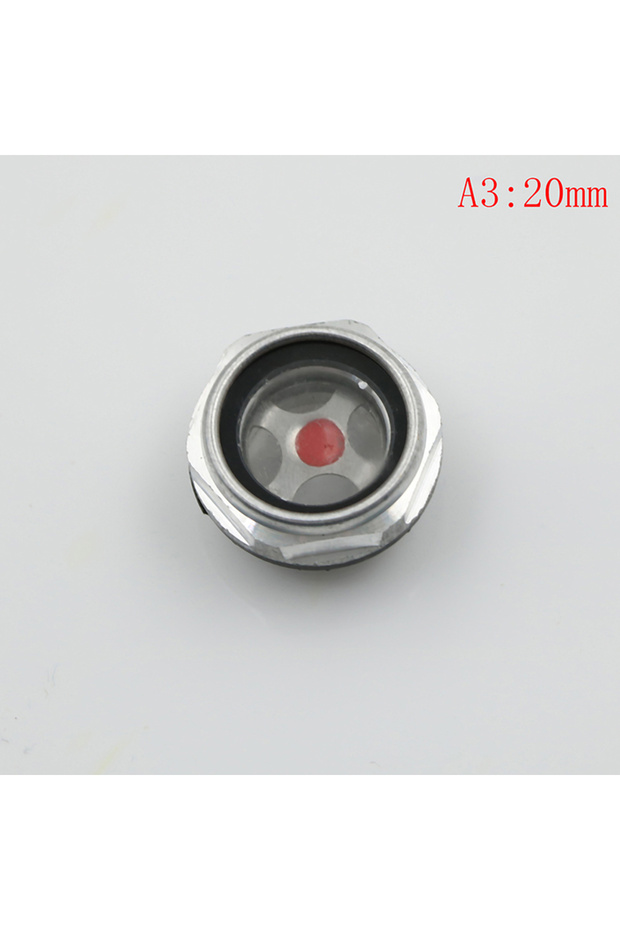 A3 16mm-48mmmale Threaded Metal Air Compressor Oil Level Sight Glass For Air Compressor Lathe