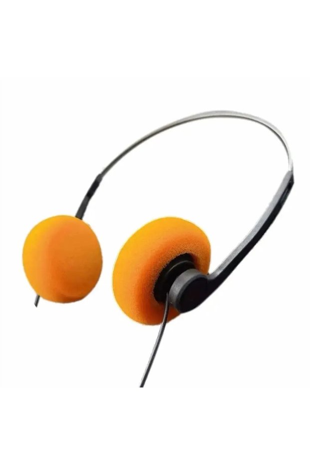 Yellow 3.5MM Retro Nostalgic Earphones, MP3 Earphones, Personalized Walkman Classic Sports CD Photog