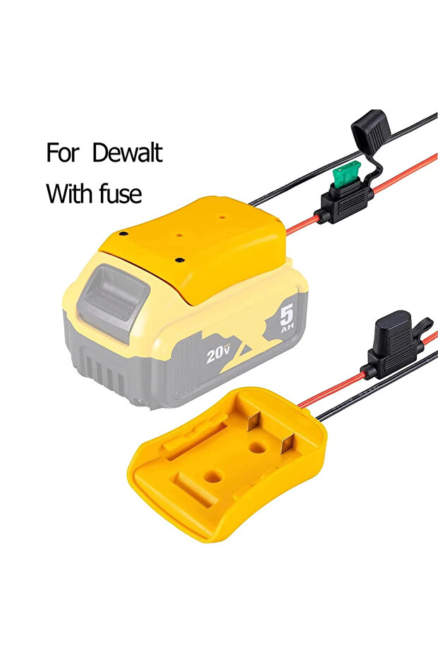 for dewalt-fuse Battery Adapter Converter for Makita Dewalt Milwaukee 14.4V 18V 20V Li-Ion Battery D