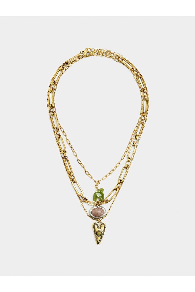 Taşlı Kolye Seti - 2