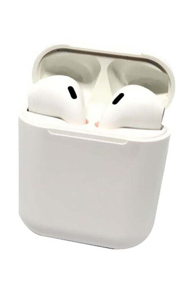 سماعة أذن بلوتوث داخلية مع علبة شحن، لون أبيض - 1