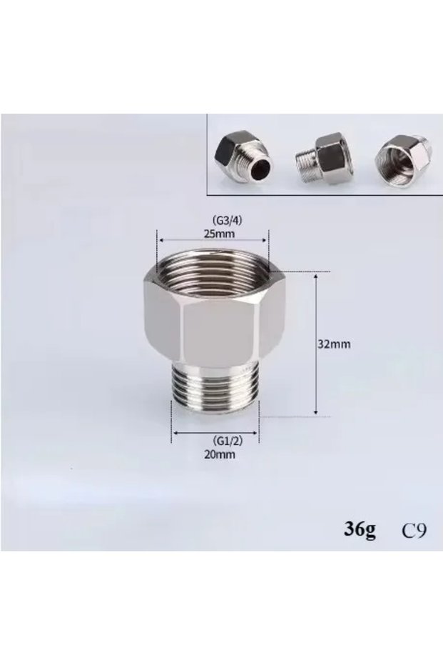 1/2" Male Female Adapter 201/304 Stainless Steel 1/2", 3/4" BSP Threaded Plumbing Fittings (Reducing