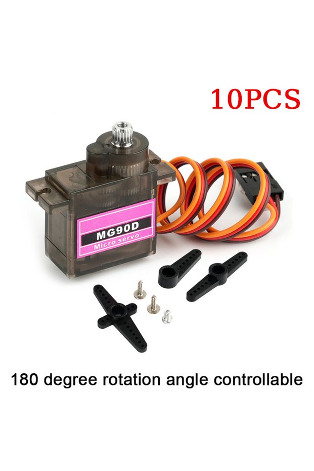 10PCS 180 degree MG90D 10/20/30/40/50Pcs Micro Digital Servo Motor Full Metal Gear 180/270/360 Degre