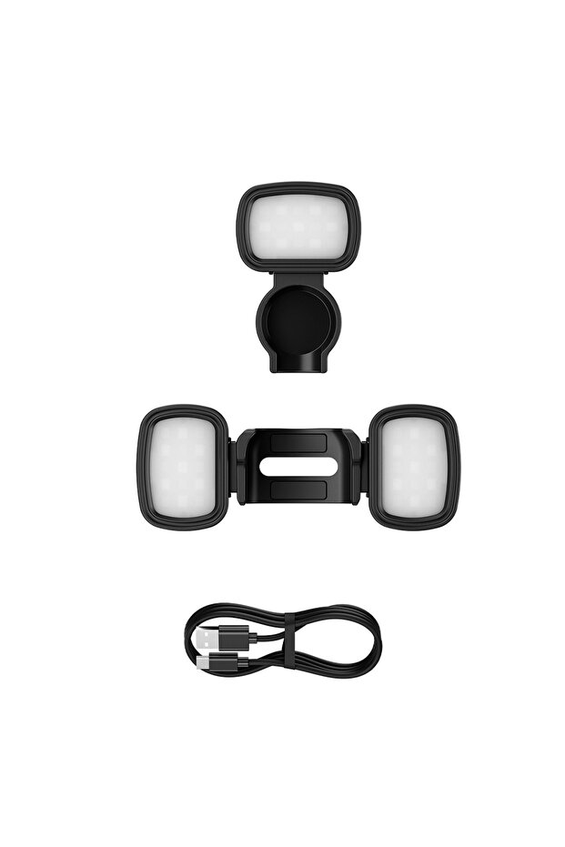 3 PCS LED Light Kit JJC Upgraded Magnetic Auxiliary Light for DJI Osmo Pocket 3 Rechargeable Selfie