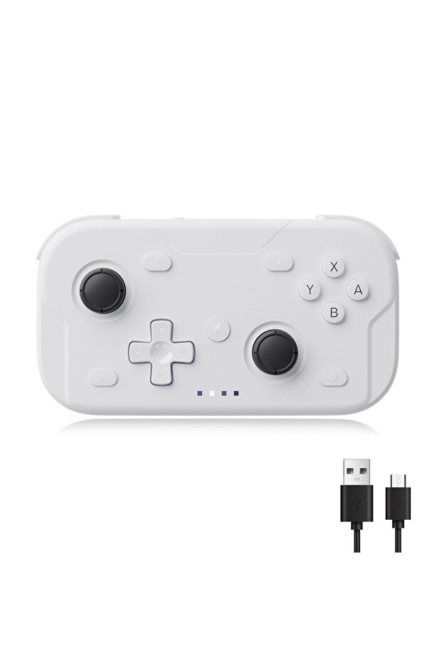 White AceGamer Wireless Pocket Controller for Switch/Switch2/Android/iOS/PC/Steamdeck Bluetooth Game - 1